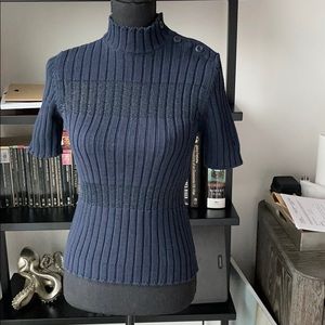 Iceberg Navy Blue Turtleneck Sweater